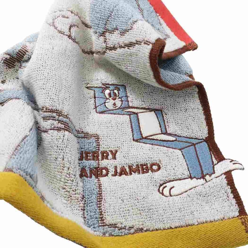 Marushin Carry Tom and Jerry Antibacterial and Available In Two 4105000600 Towel, "What's Tom" Design, Cotton, Embroidered, Deodorizing, Sizes,