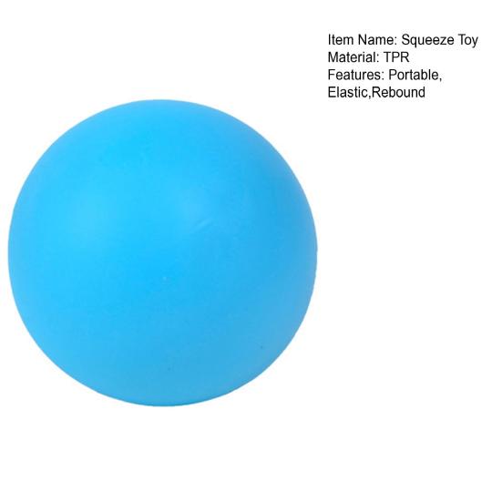 TPR Dough Ball Squeeze Toy Soft Fast-Rising Fidget for Stress Relief Cute Portable Decompression Gadget for Kids Adults Novelty Gift for Anxiety