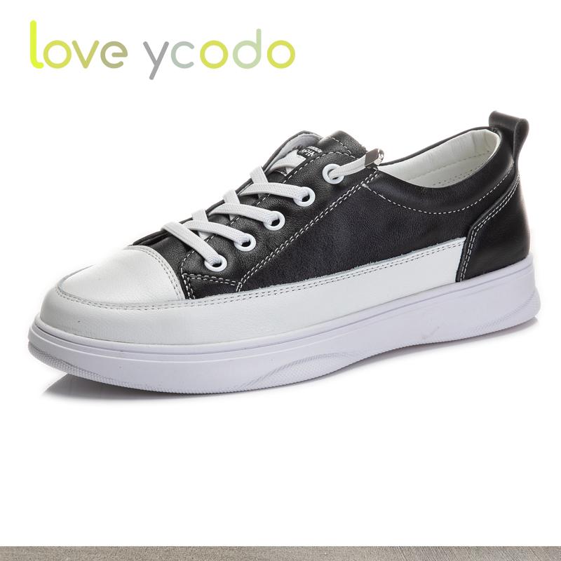 Spring and Autumn Leather Women's Shoes Flat Large Size Leather Sports Casual Loafers