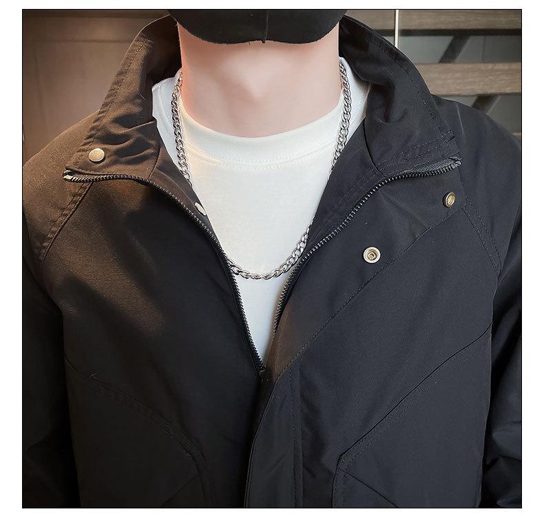 2025 Autumn Men's Trendy Korean Style Youth Jacket - Lightweight and Stylish