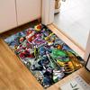 Custom Name Power Rangers City Adventure Rug for Living Room, Game Rooms, Office, Bedroom, Floor Mat Playful Design, fan gifts Christmas decor