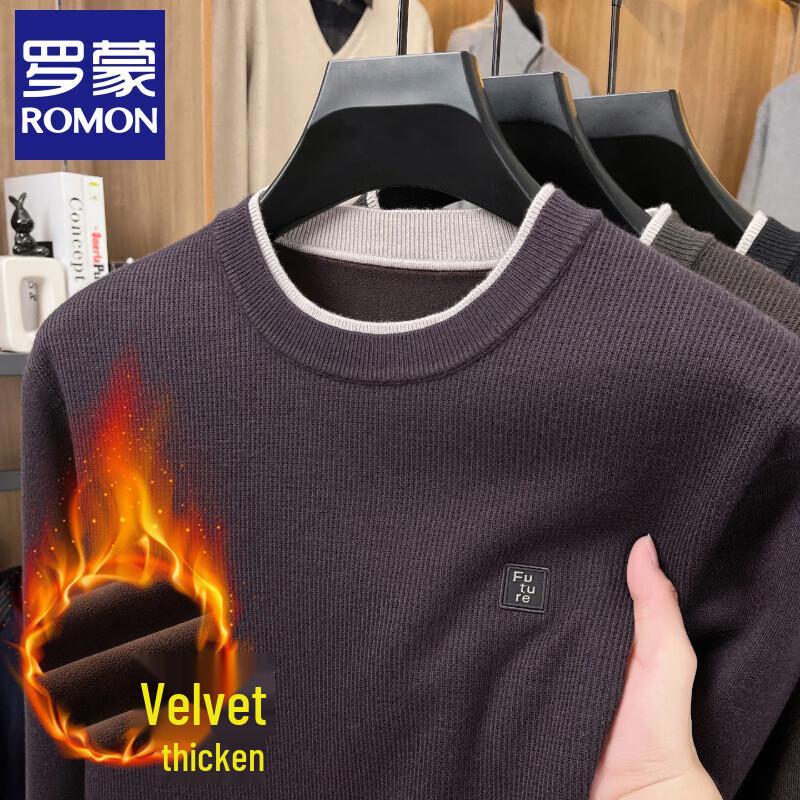 Romon Men s Casual Tops Collection M