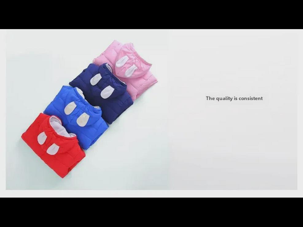 Teplá bavlněná kombinéza pro novorozence – Hřejivý podzimní/zimní kojenecký outfit