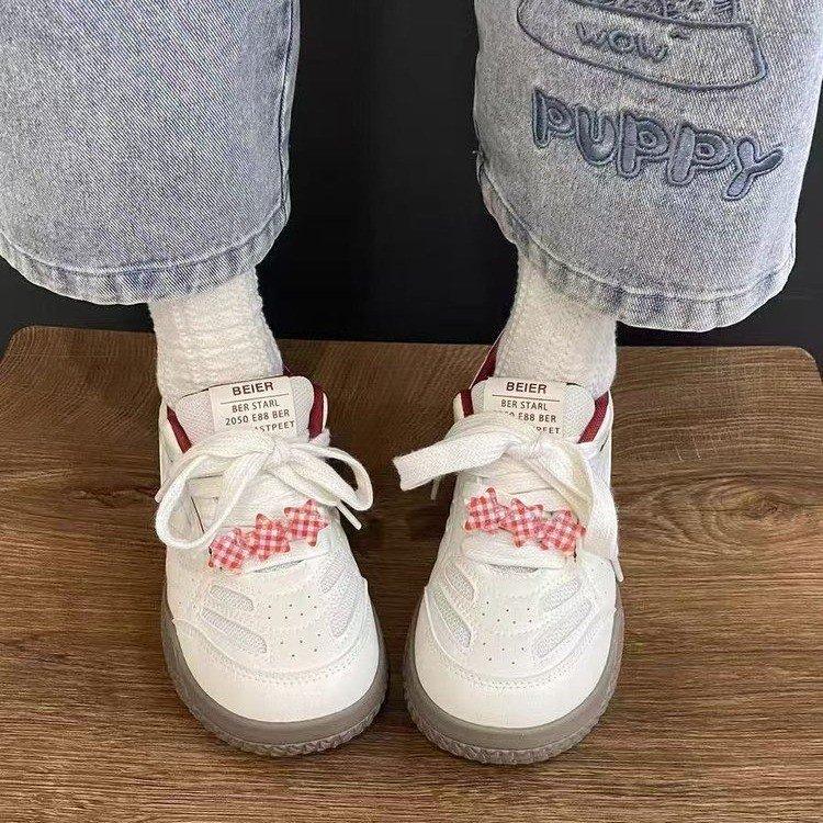 Розовые немецкие тренировочные кеды уродливые милые летние новые шикарные нишевые дышащие спортивные Форрест Гамп size 35