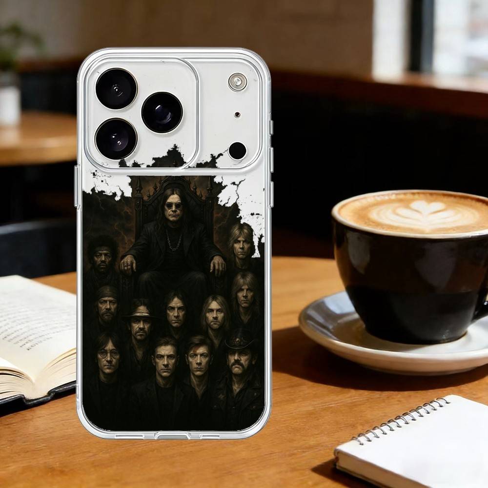 Osbourne Rock Singer O-Ozzy Phone Case For iPhone 17 16 15 14 13 12 11 Mini Pro Max Plus Transparent Cover