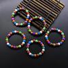 Bohemian Style Colorful Stone Beaded Necklace & Bracelet Set from Japan and South Korea.