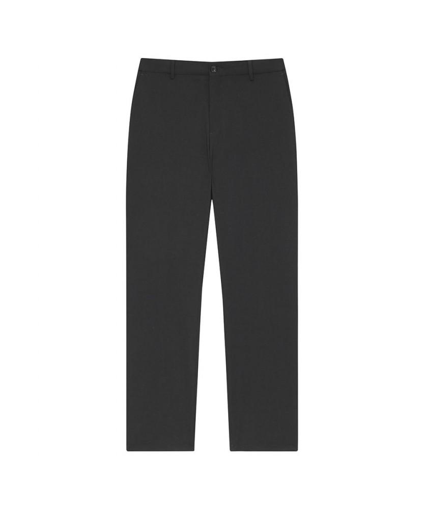 NOTIG Seersucker Solid Pants Black