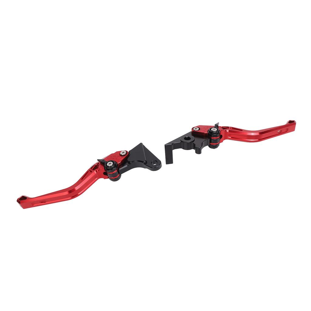 Paar Motorrad Bremskupplungshebel CNC Aluminiumlegierung Verstellbarer Winkel Ergonomischer Bremslenker für CB350 Hness