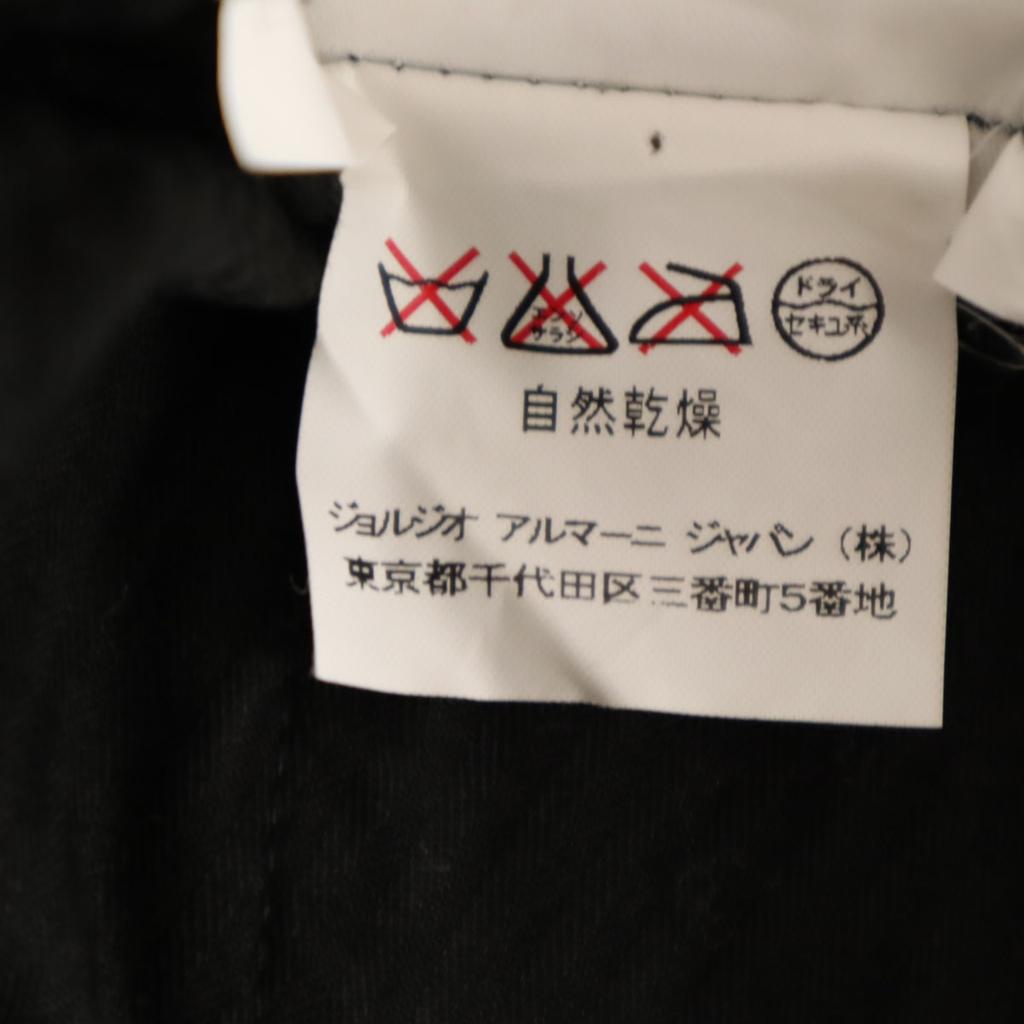 Armani Collezioni Made In Portugal Corduroy Pants 50 Black Men's Used