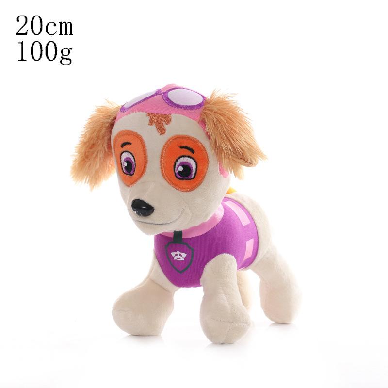 Adorable 20cm Paw Patrol Dog Plush Toy Stuffed Puppy Doll For Kids Gift Collection
