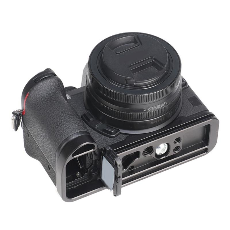 Aluminum Alloy Camera Baseplate for Z30 Mirrorless Cameras Vertical Slide Design and Tripods Compatibility