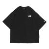 ONSPOTZ Exclusive Oversized M Oversized Cotton Tee Box Logo [New Era] Short-Sleeve T-Shirt Black/White S/S