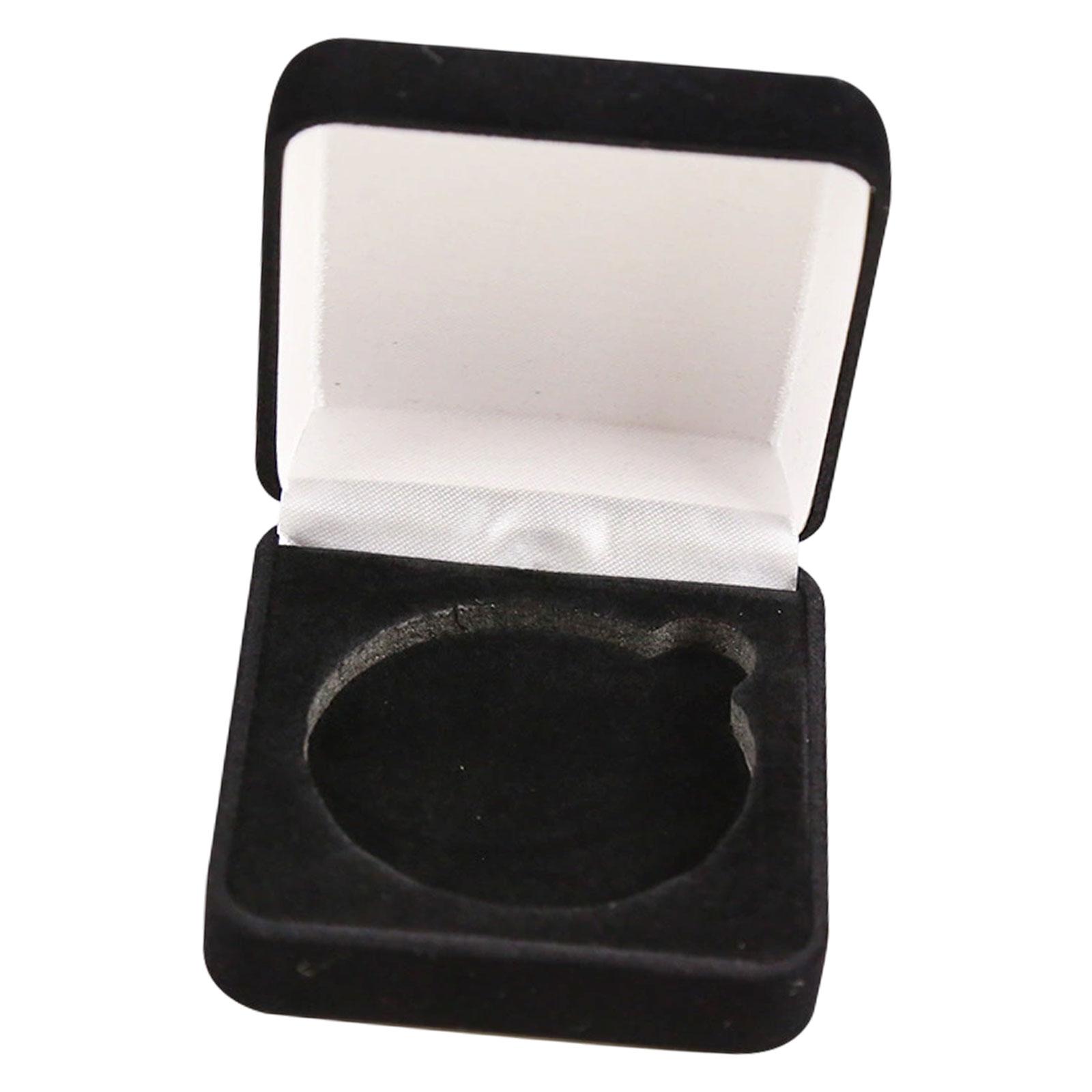 Coin Collection Case Commemorative Coin Holder for Challenge Display Jewelry чёрный