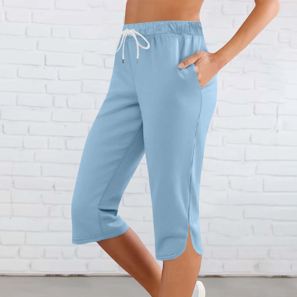 Women's Fashionable And Comfortable Yoga Pants: Slim-Fit, Mid-, 7/8 Length