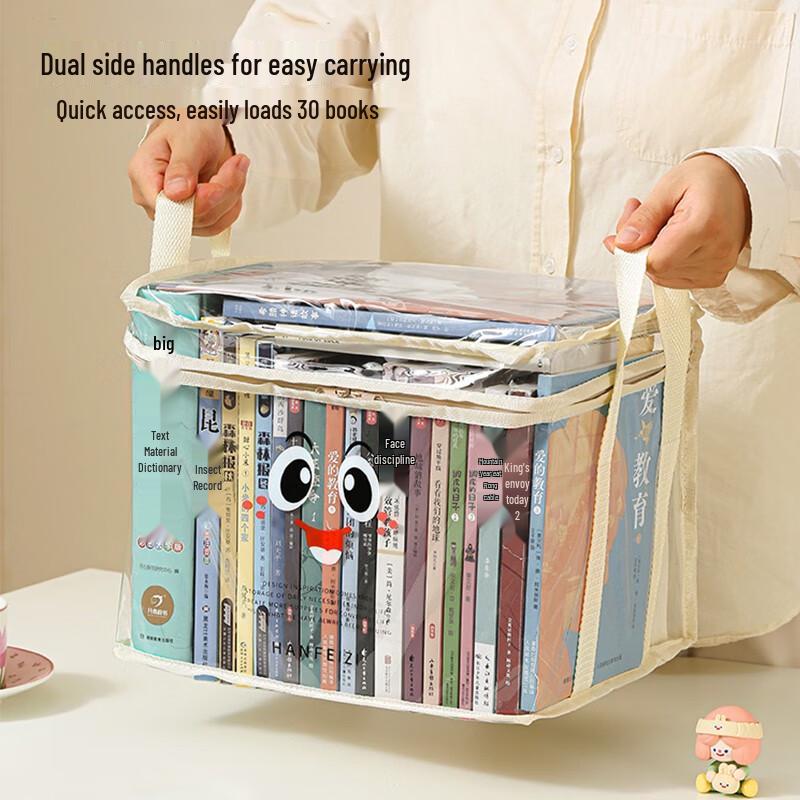 Transparent Dustproof Book Storage Box