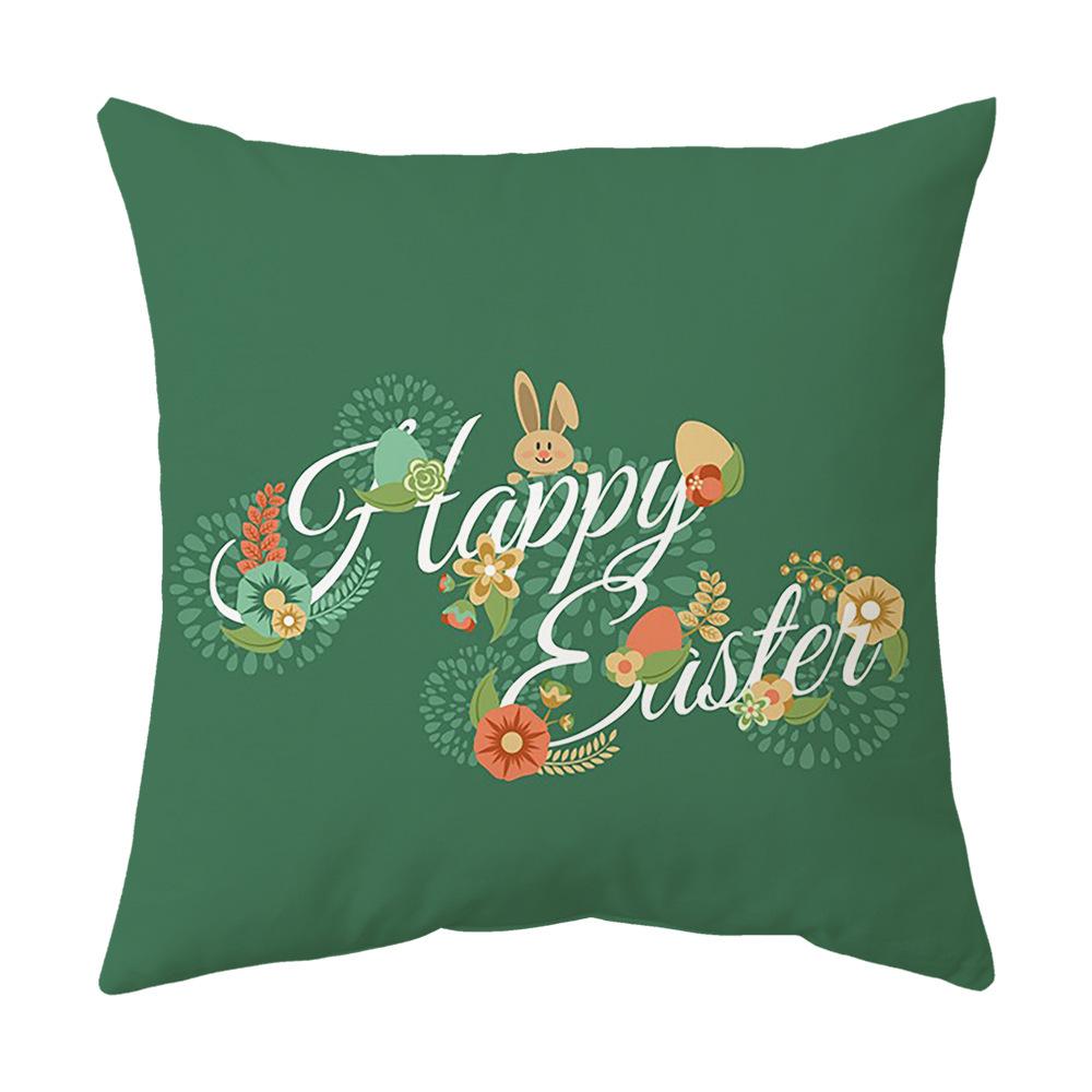 Easter Pillow Cover Cartoon Sofa Cushion Cover Office Waist Cushion Cover