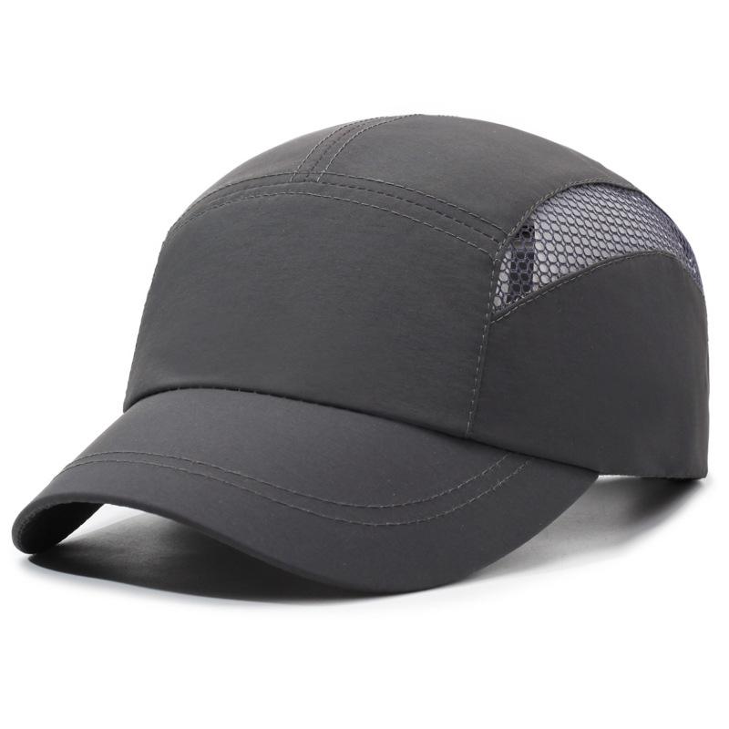 Customized Short Brim Summer Hat Breathable Quick Dry Baseball Outdoor Sun Protection Hat Sport Style Casual Duckbill Cap