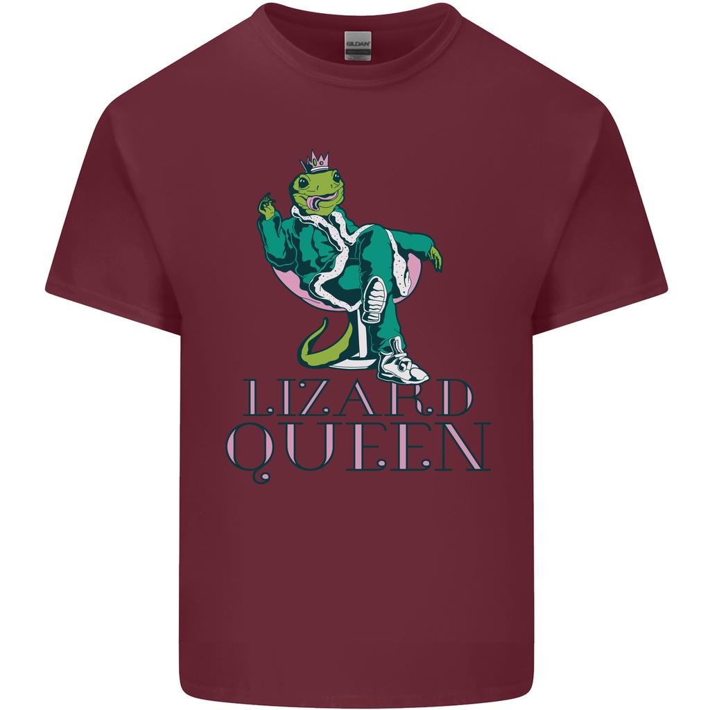 Lizard Queen Chameleon Bearded Dragon Unisexs Light Cotton TShirt