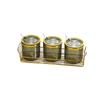 Seasoning Seasoning Box Home Kitchen High-end Integrated Multi-grid Seasoning Jar Light Luxury Salt MSG Seasoning Fragrance Storage Box