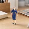 Stehende menschliche Figur Realistische Mini-Figuren mit gemalten Details Winzig