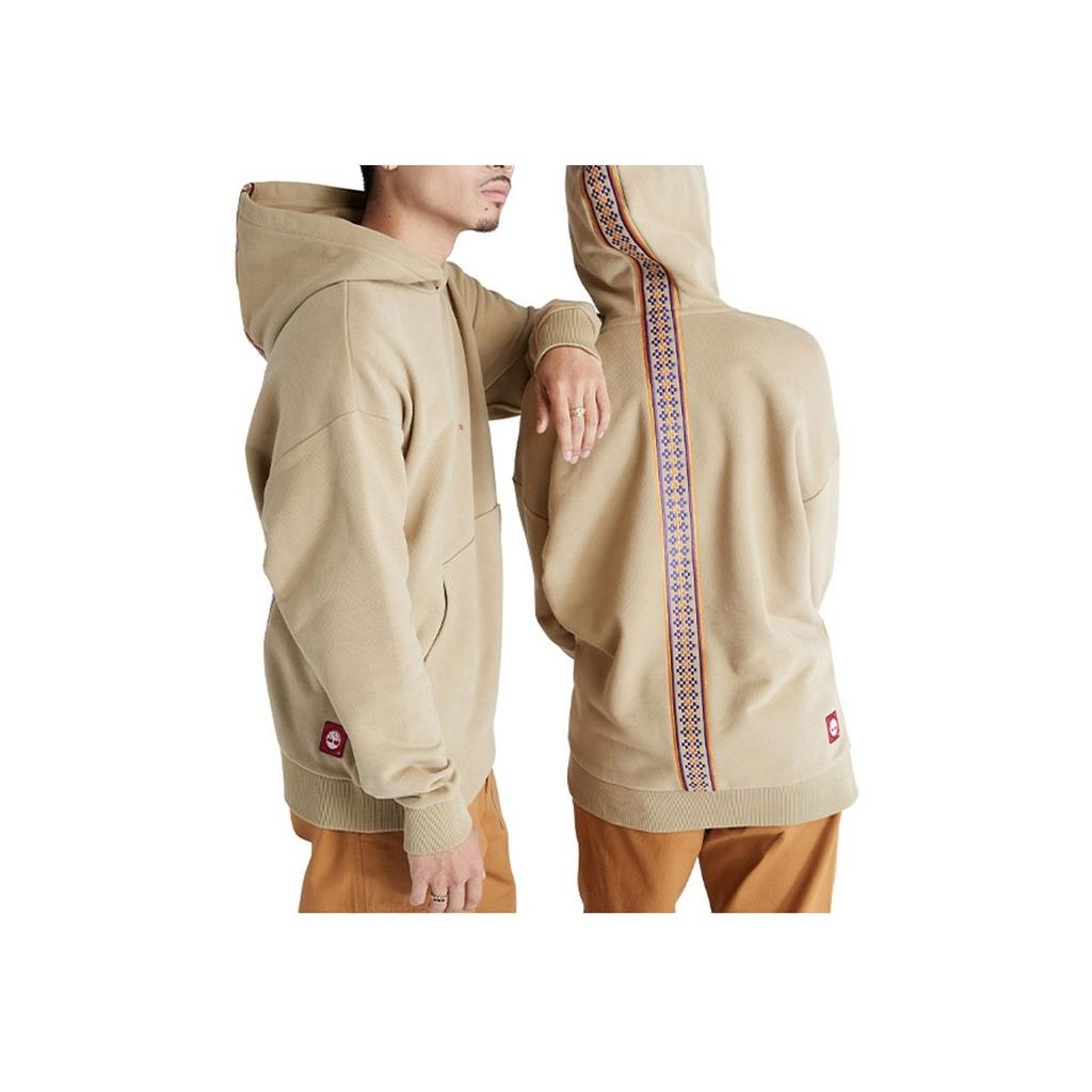 Timberland X CLOT Collaboration Eastern Embroidery Pullover Sweatshirt Unisex sweatshirt Khaki A63KR-918