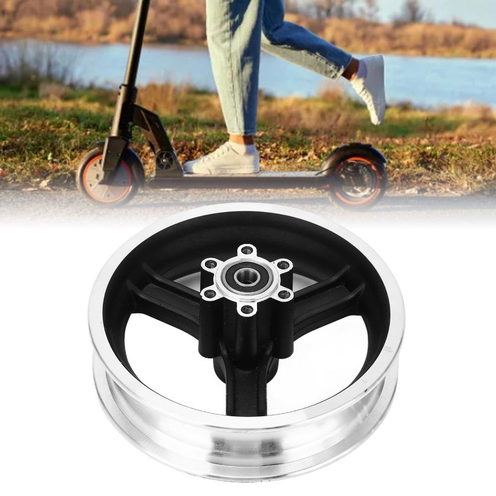 Mozzo Ruota Anteriore Scooter Elettrico in Lega di Alluminio 10 Pollici Senza Camera d'Aria Cerchione Mozzo Ruota E-Bike Ciclomotori