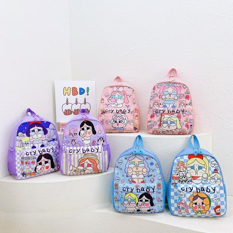 Cry Cartoon Baby Backpack Large Capacity Lightweight Backpack Backpack Student