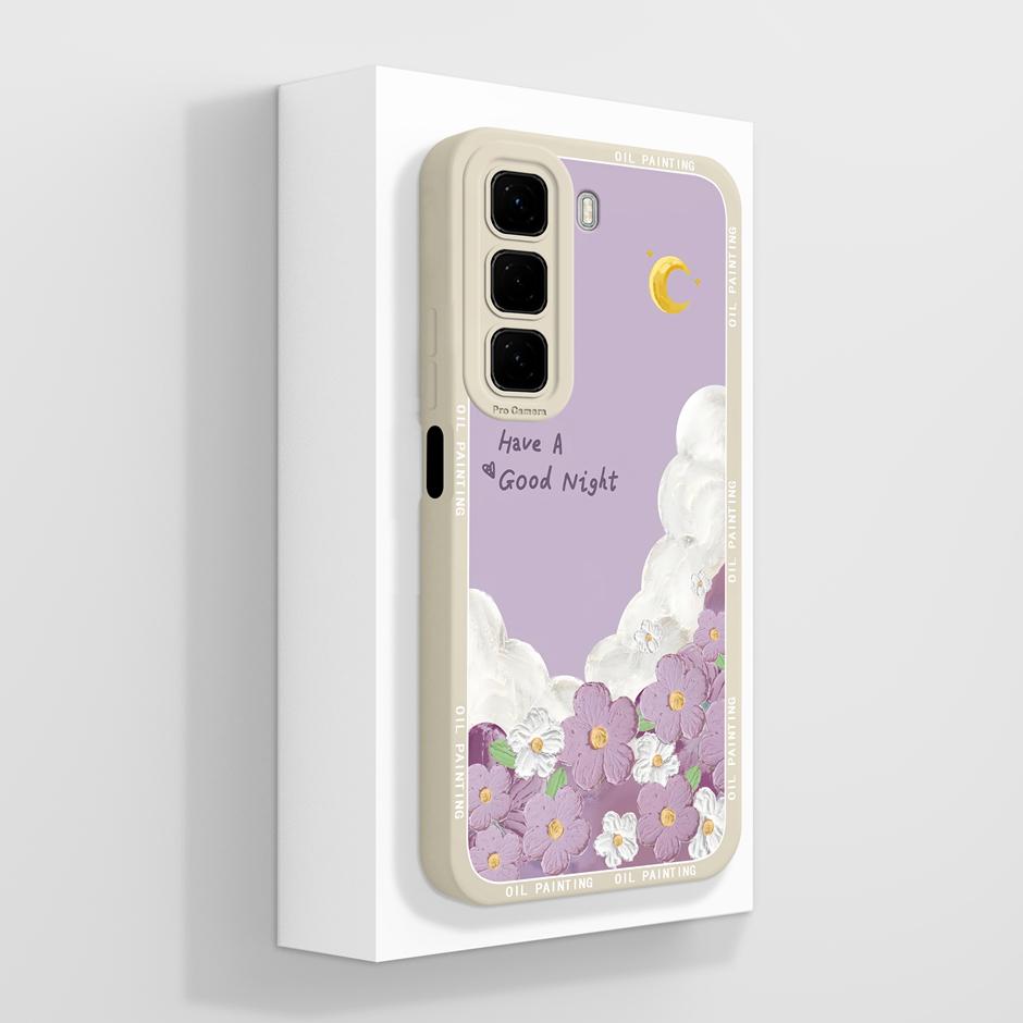 For Infinix Hot50 50i 50Pro 50Pro+ Case Lovely Cat Panda Fall Prevention Unique Phone Cover For Infinix Hot 50 Pro Plus 50i Capa