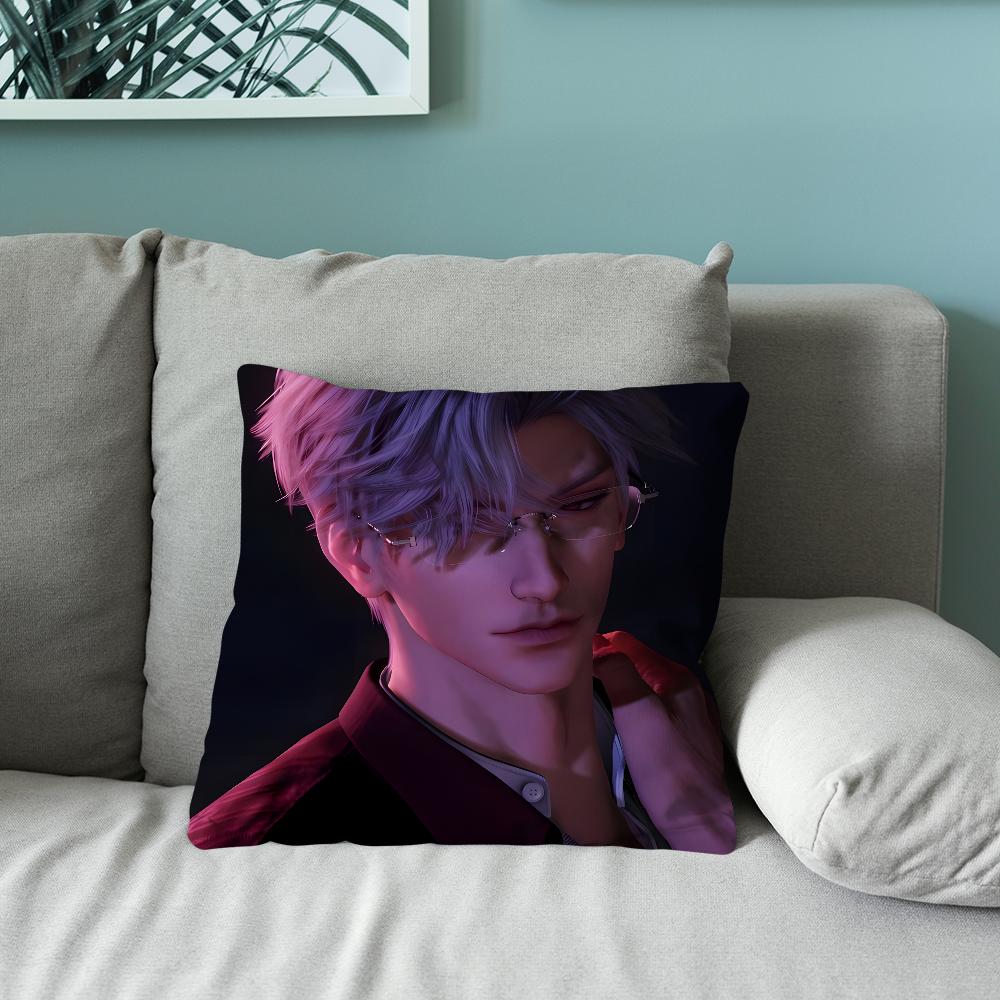 Sylus Love and Deep Space Pillow Case Soft Cushion Cases for Farmhouse Sofa Decor Home Decorations and Protector