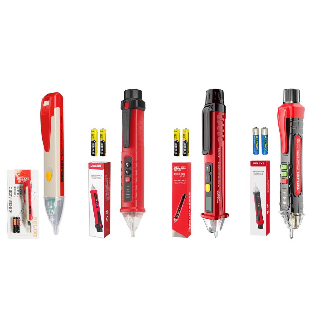 Digital Voltage Tester 90-1000V Multifunctional Pen Tester with Sound Light Alarm Live/Null- Wire Judgment for Household