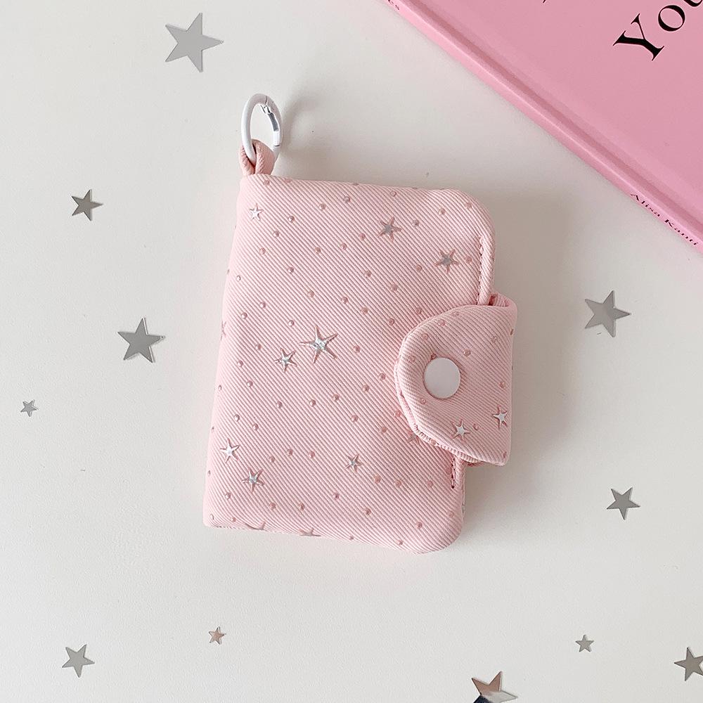 Mini Porta-Moedas Estilo Coreano: Porta-fones de ouvido, batom, cartão e chaves portátil