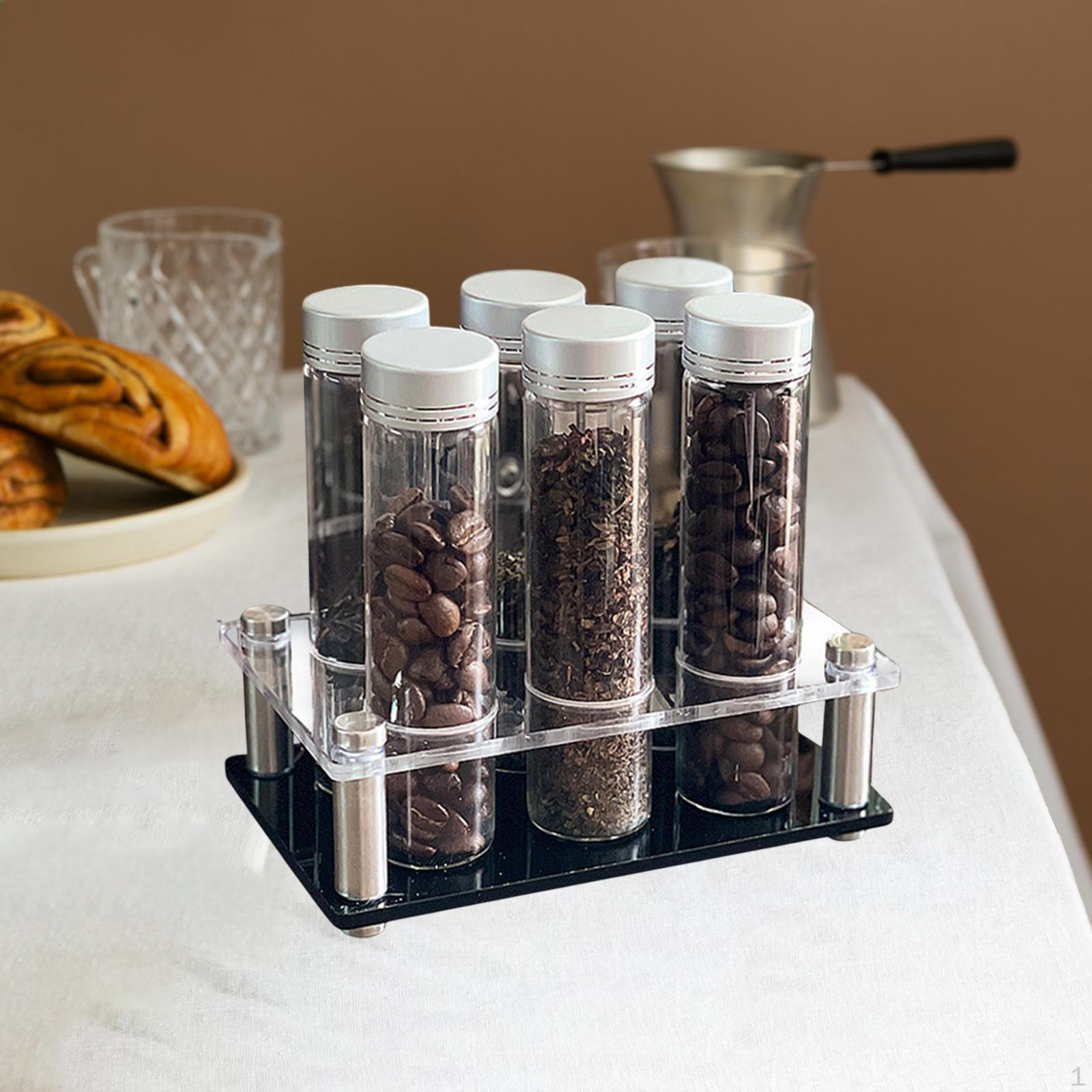 

CELLELES SOMPORT из ПРОЗРАЧНОГО 6 Трубок с Воронкой для Печенья Батончиков 14.5cmx9cmx12cm