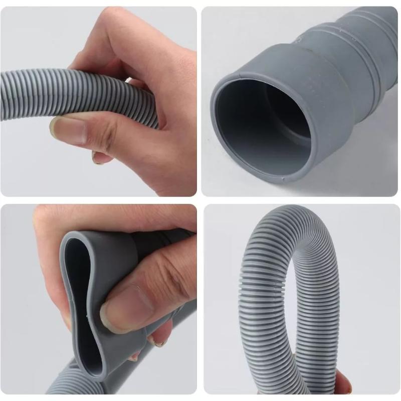 1-2M Washing Machine Hose Washing Machine Hose Drain Stretchable Ripple Universal Accessories