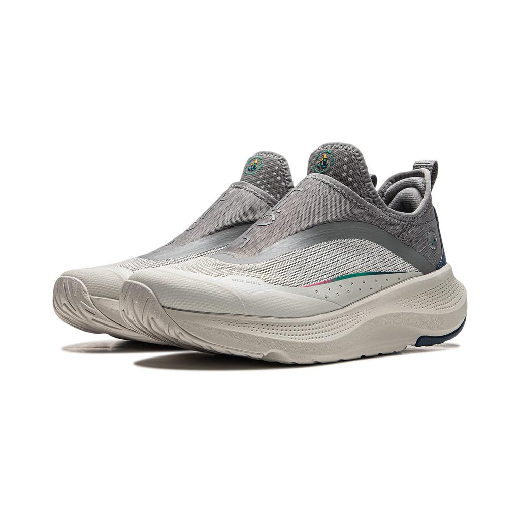 Li Ning SOFT GO Cushioning Slip Resistant Abrasion Resistant Breathable Lightweight Rebound Low Top Casual Shoes Men's AGLU275-1