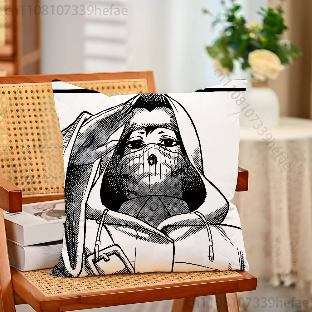 RRecord of Ragnarok Print Polyester Pillow Case for Valentine gift Home Sofa Cushion Cover Decoration Custom