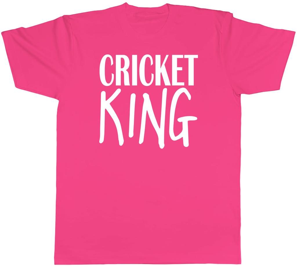 Cricket King Mens Unisex TShirt Tee