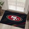 San Francisco 49ers Design Kristall Samt Teppich Gemütlich Nicht?Rutschfester Teppich mit Aufdruck für Schlafzimmer Wohnzimmer Eingang