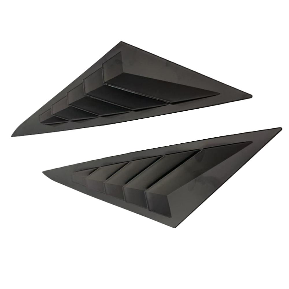 

For Hyundai Sonata 2011-2014 2x Car Sticker Rear Louver Window Side Shutter Cover Trim Vent Scoop Accessories Vehicle Decoration матовый черный