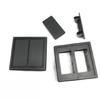 6Pcs Rocker Switches Panel Cover ABS Rectangular Rocker Switches Blank Snap in Hole for Standard Switches Panel Hole