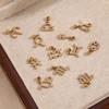 MamacitaSlay Classic Sparking Zodiac charms diy charms for jewelry making Necklace bracelet charms stainless steel charms