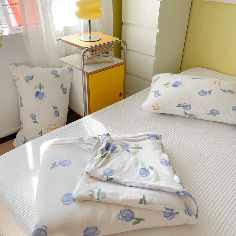 Yuanzhiwei Kids' Knitted Cotton Soy Fiber Summer Quilt