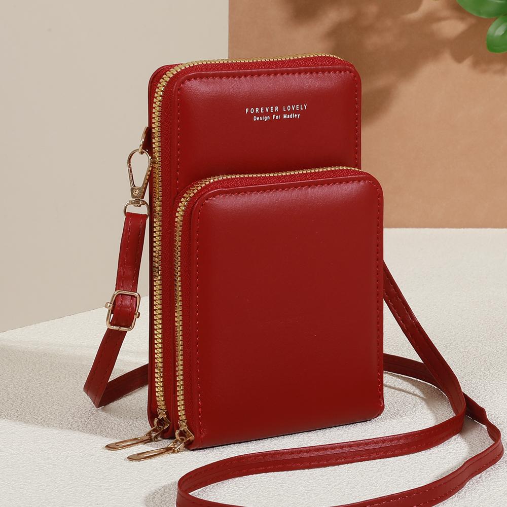 Elegant Fashion Phone Wallet for Women Slim Compact Secure Design for Travel Essential Fits Phone Large Bills Cards Small Make