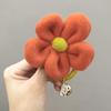 Korean Cute Woolly Flower Plush Hair Tie Headband