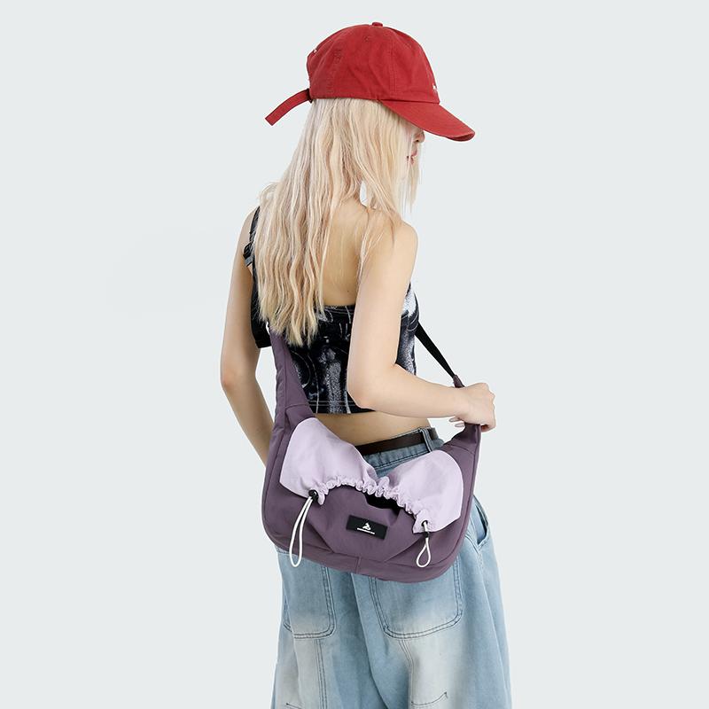 Nylon Bag Women's Lightweight Large Capacity Crossbody Bag Commuter Shoulder Bag