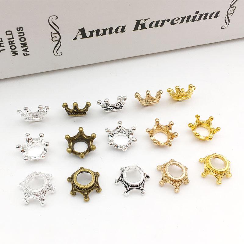 Zhongcheng Small Crown Alloy Pendant - Japanese & Korean Cartoon Hair Accessory