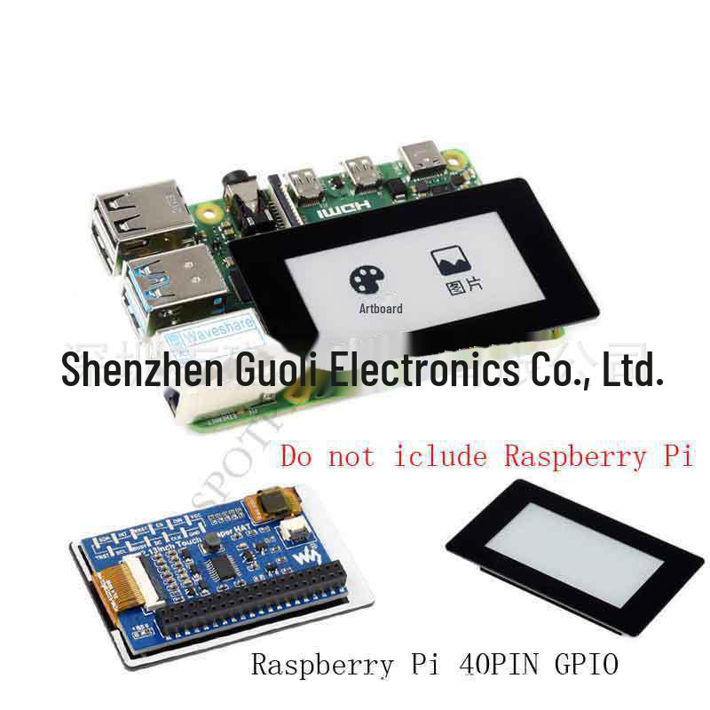 Raspberry Pi 2.13" Pekbar E-bläckskärmsmodul, 250×122 Upplösning