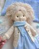 BlissfulPixie Waldorf Doll Handmade Doll Florke Soft Girl Cute Stuffed Animals Best Dolls for Kids - 12"