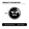 4 Stück Auto Radnabenkappe Emblem Logo Aufkleber Auto Dekorationszubehör für MINI Cooper R55 R56 R57 R58 R59 R60 R61 JOHN