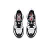 Anta Mesh Synthetic Leather Shock Absorbing Non-Slip Wear-Resistant Lightweight Low-Top Dad Shoes Women sneaker Black White Red 922027033-4