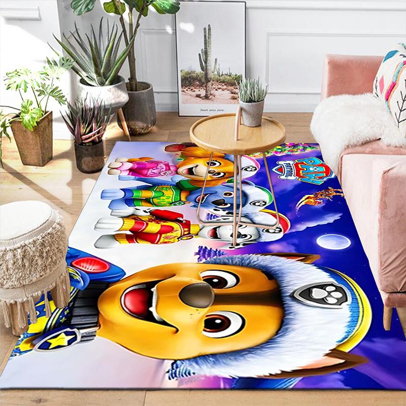 1Pc Happy New Year Celebration Rug Office Carpet Indoor Outdoor Doormat Nonslip Soft And Comfortable Living Room Christmas Halloween Gift D91860